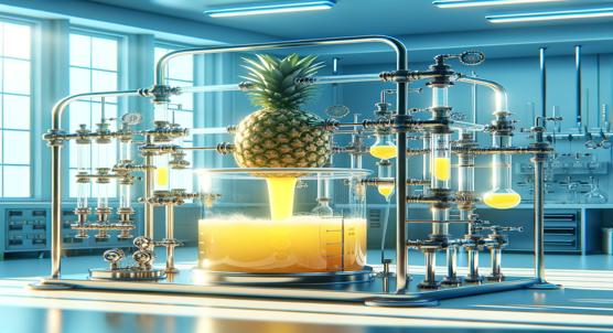 Improving Continuous Ohmic Heating with Pineapple Juice Properties