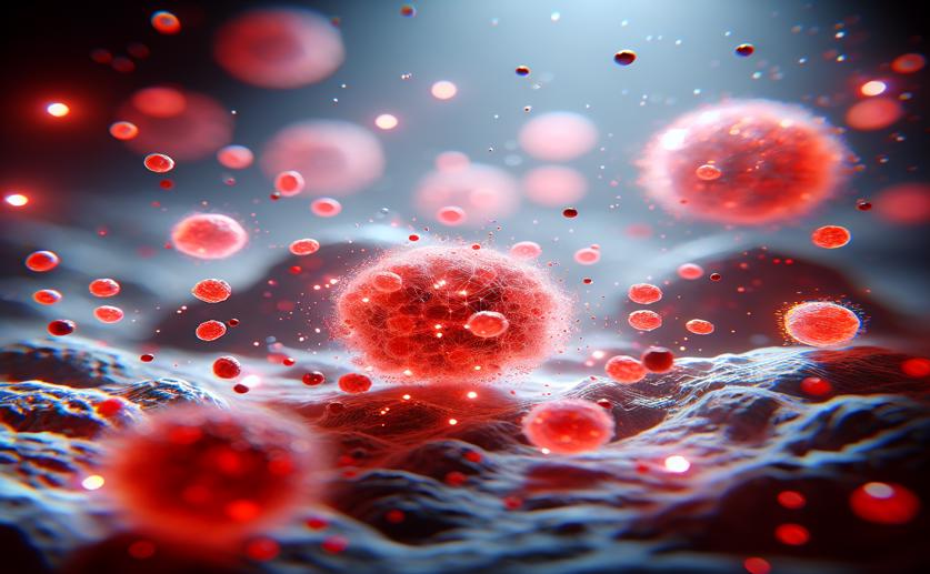 Tiny Natural Fighters: New Red Glowing Dots Target Cancer with Iron Reaction