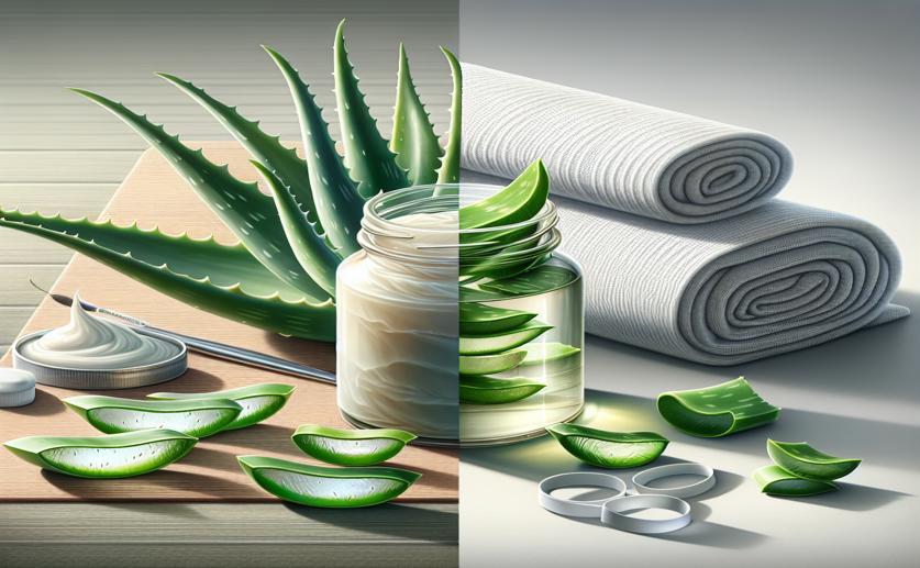Aloe Vera Gel vs. Regular Bandages for Easing Bed Sore Pain