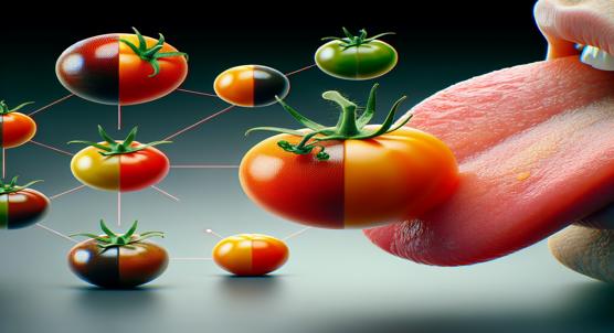 How Two Gene Interactions Affect Tomato Color and Sweetness