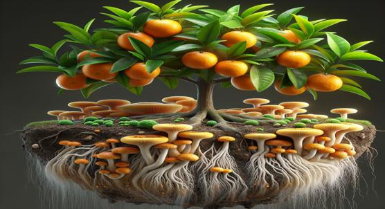 How Mandarin Trees Build Defenses with Fungi Help
