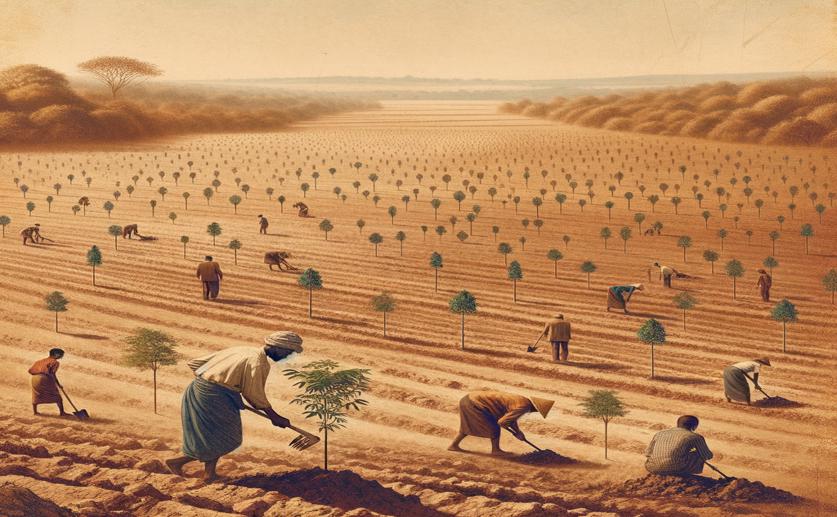 Understand why farmers continue to plant trees in dry areas