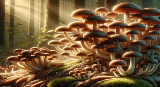 How Mushrooms Use Plant Fibers for Growth