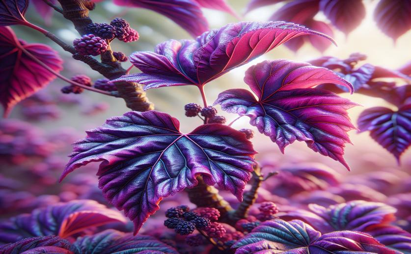 Unlocking the Secrets of Purple Leaf Colors in Mulberry Plants