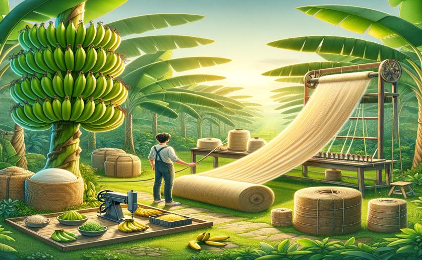 Exploring Banana Fiber for Eco-Friendly Ropes and Fabrics