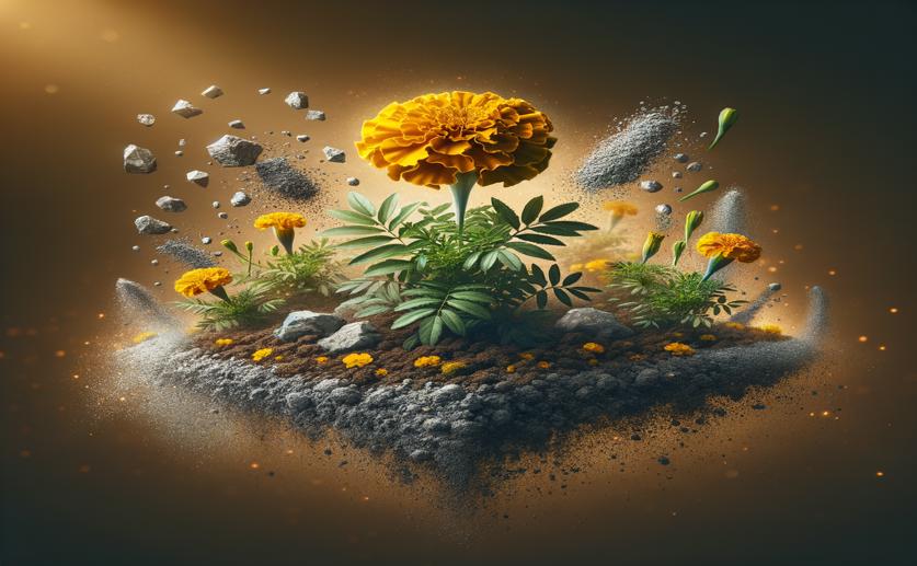Using Modified Minerals to Clean Soil and Boost Marigold Metal Uptake