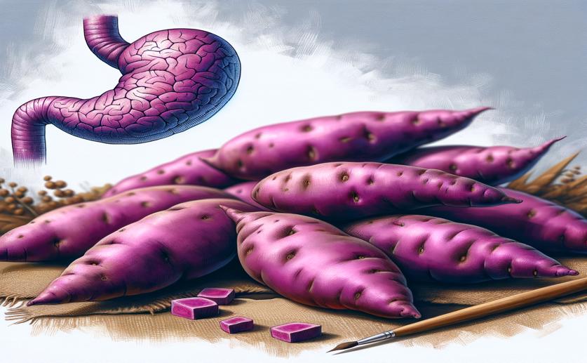 Purple Sweet Potato Compounds Protect Against Stomach Ulcers