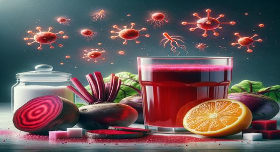 Making Red Beetroot Juice: How Microbes, Sugar, and Acid Behave