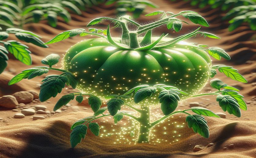 Tiny Selenium Particles Boost Tomato Plant Drought Defense by Gene Adjustment