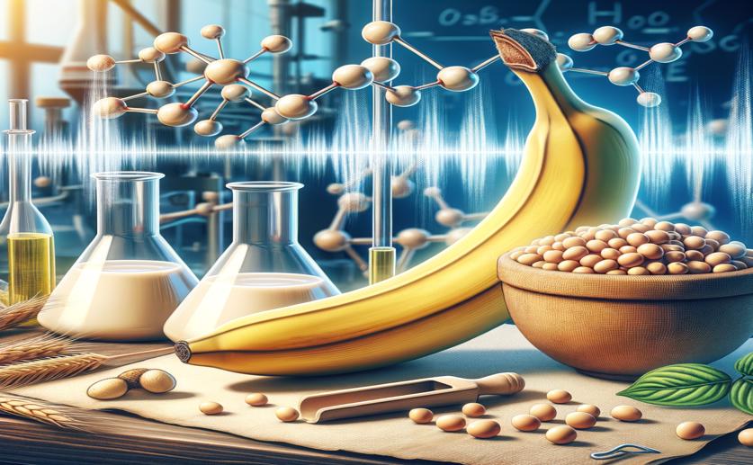 Creating Stable Emulsions with Banana Peel and Soy Protein Using Sound Waves