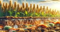 Boosting Wheat Yields in Salty Soil with Poultry Manure and Helpful Microbes