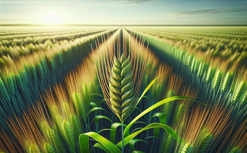 New Technique for Detailed Wheat Leaf Modelling in Fields