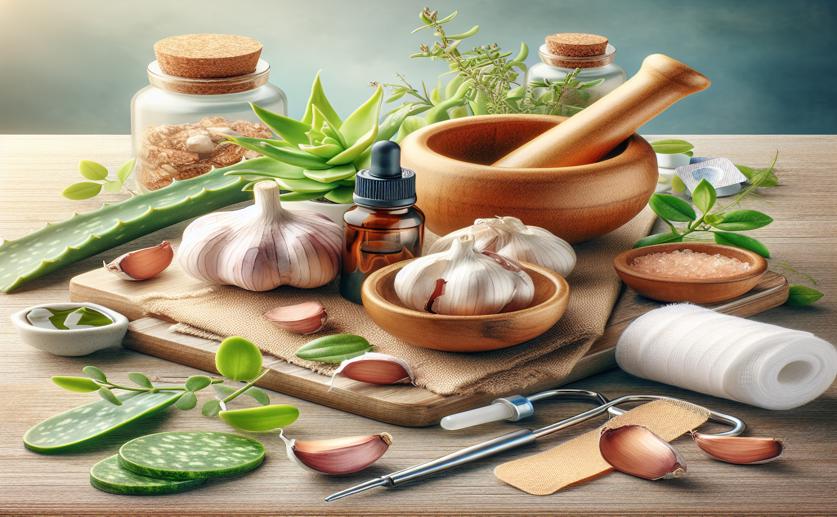 Healing Diabetic Wounds with Garlic and Plant Extracts
