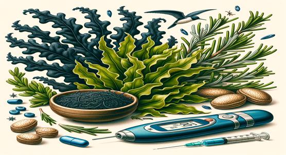 Health Benefits of Seaweed and Rosemary Extracts in Diabetes