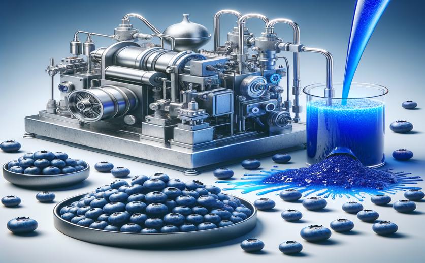 New Method to Extract Blueberry Pigments Using Compressed Fluid Technology