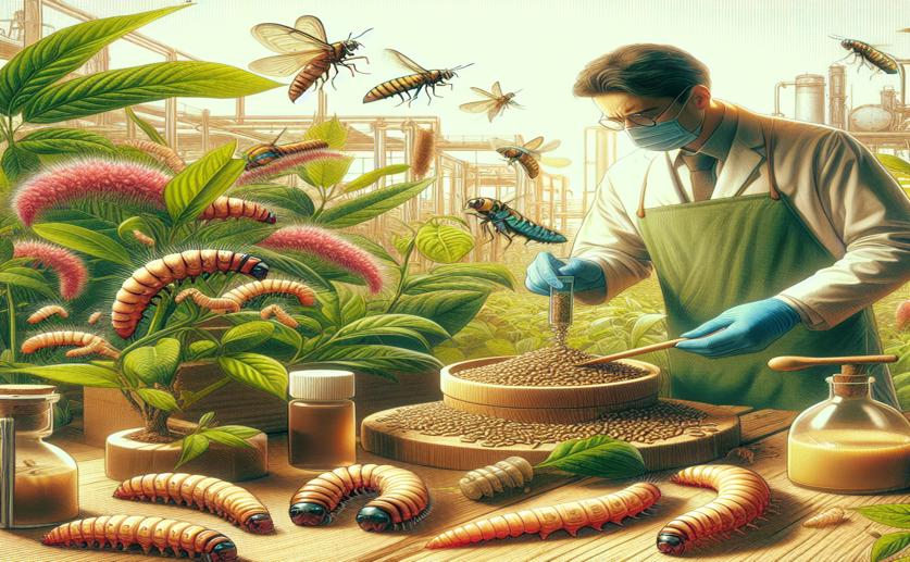 Exploring the Plant Extract's Safety and Components Against Pest Larvae