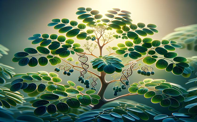 Plant DNA Adds Complexity to Cell Genetics and RNA in the Orphan Crop Moringa