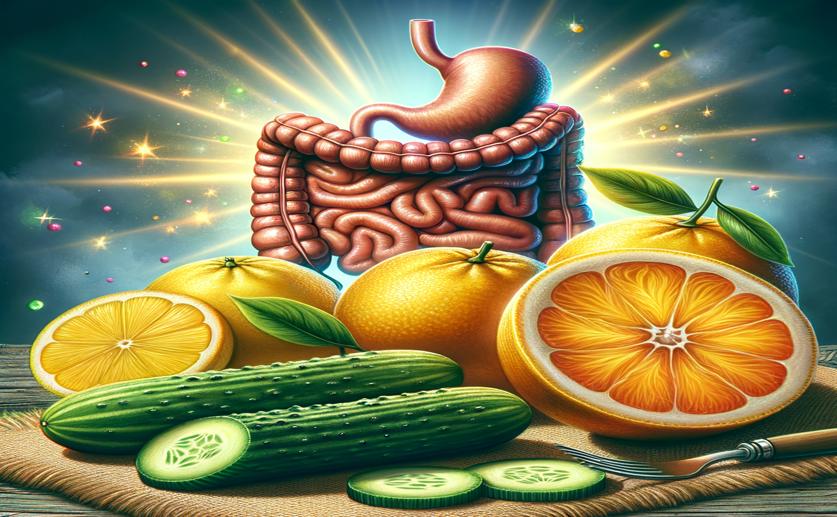 How Citrus and Cucumber Supplements Affect Gut Health