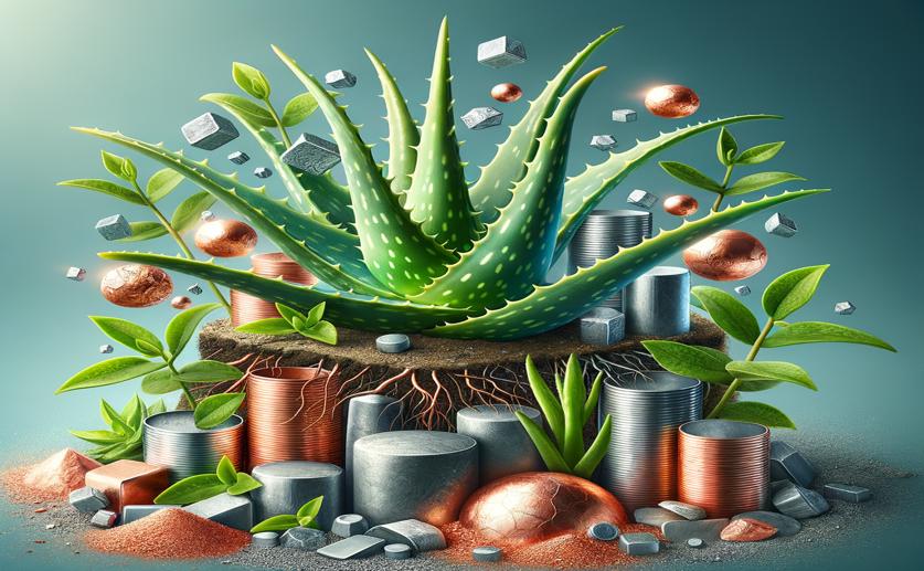 How Aloe Vera Extracts Interact with Metals and Their Health Benefits