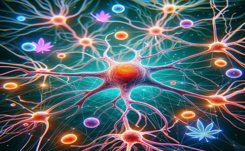 How Cannabis Extracts and Compounds Affect Human Nerve Cell Health and Activity
