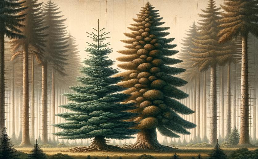 Understanding Genetic Differences and Population History of Two Spruce Species