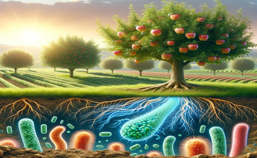 Dopamine Reduces Apple Toxicity by Changing Soil Bacteria Structure and Function