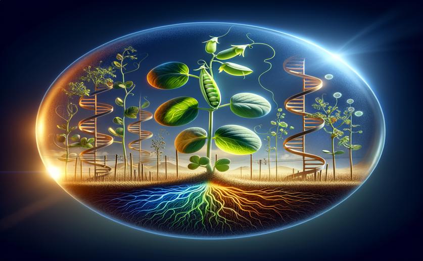 Understanding Gene Behavior and Stress Response in Pea Plants