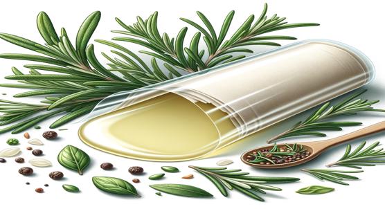 Natural Biodegradable Films with Rosemary Oil for Future Food Packaging