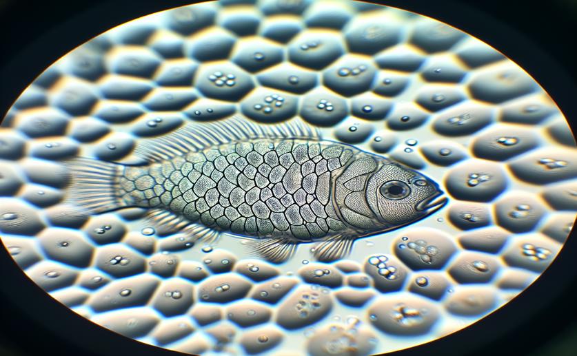 How Carp Cells Adapt to Saltwater Changes Seen Under a Microscope