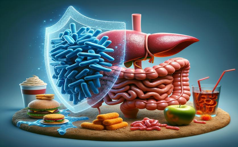 Gut Bacteria Protects Against High-Fat Diet-Induced Fatty Liver Disease