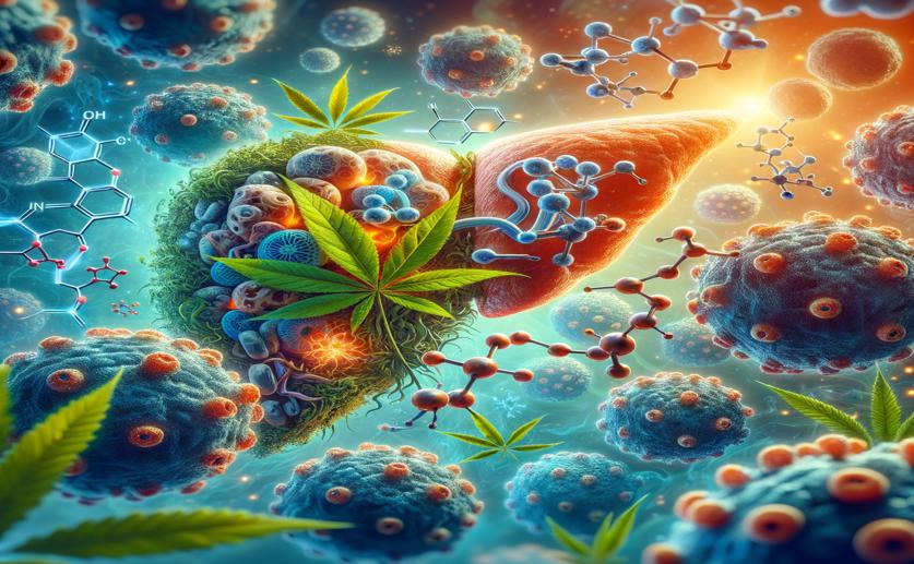 How Plant Compounds Affect Liver Cancer Cells Through a Key Cellular Pathway