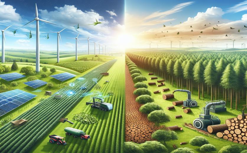 How AI Enhances Bioenergy from Farms and Forests