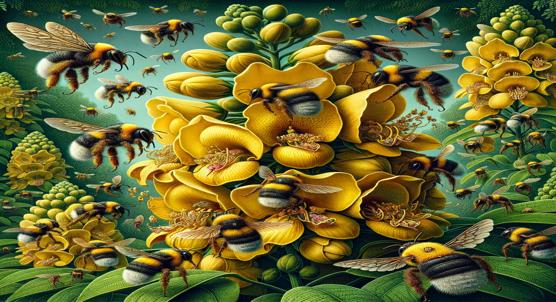 Invasive Bumblebees Disrupt Pollination of Senna Flowers