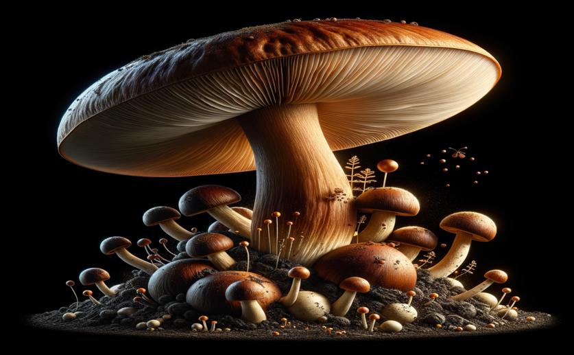 How Mushroom Structures and Chemicals Enhance Their Strength