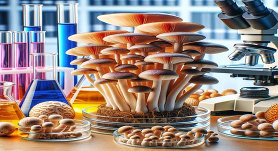 Edible Mushrooms Show Potential as COVID-19 Treatment: Computer and Lab Analysis
