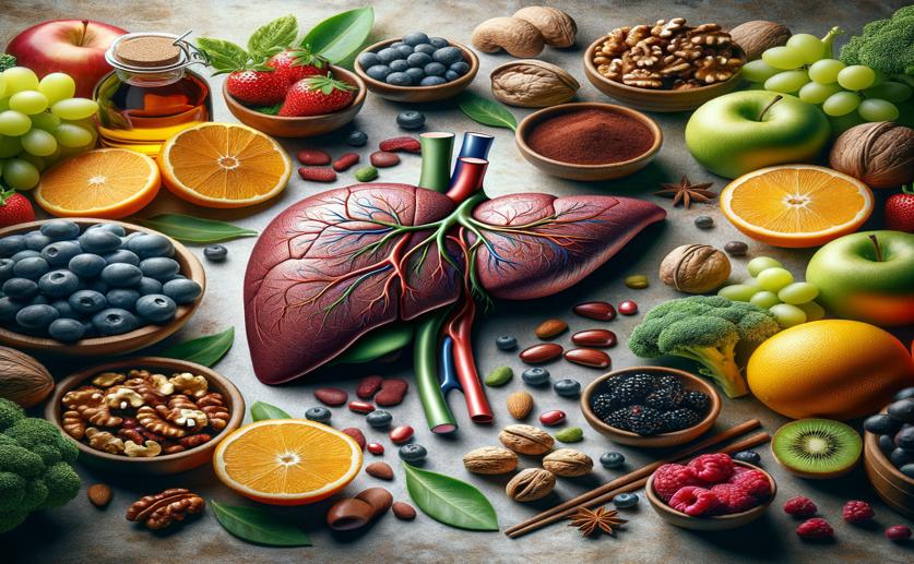 Link Between Antioxidant-Rich Diet and Fatty Liver Disease in Adults