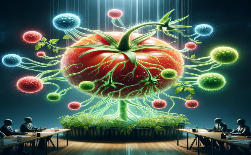 How Tomatoes Defend Themselves Against Bacterial Infections