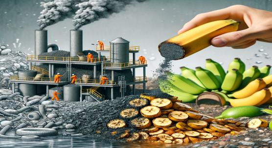 Creating Porous Biochar from Banana Waste to Clean Cadmium Pollution in Water