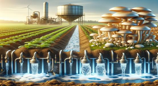 Boosting Soil Nitrogen Using Mushroom-Based Water Treatment