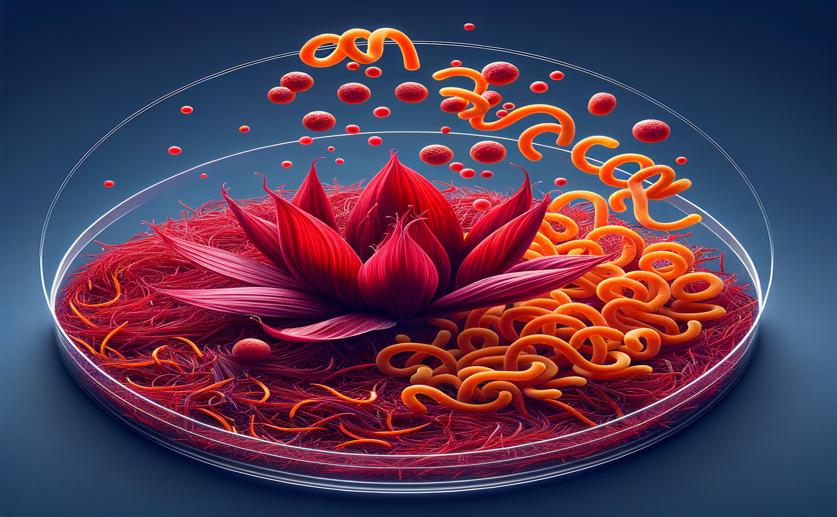 How Saffron's Key Ingredient Safranal Interacts with Digestive Enzyme Trypsin