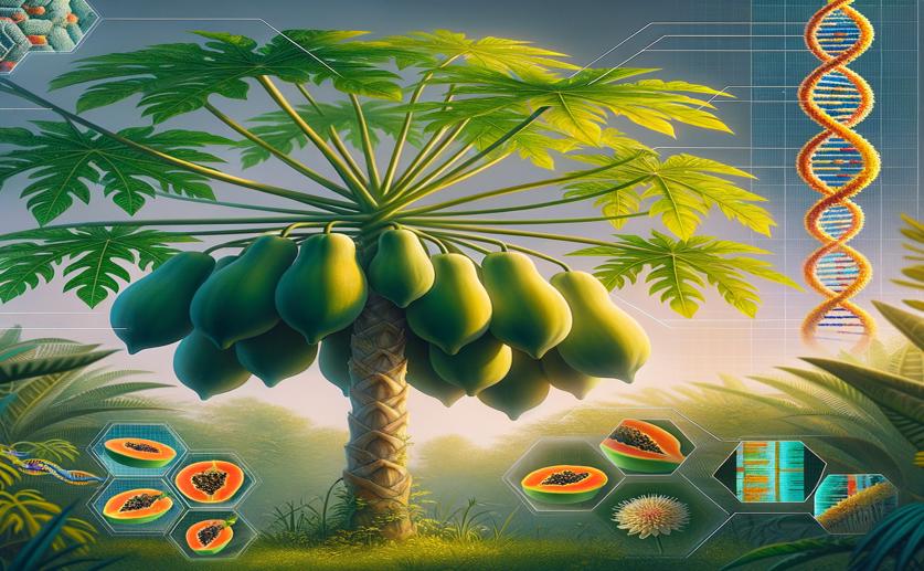 New Virus Found in Papayas: Genome Sequence and Family Tree Analysis