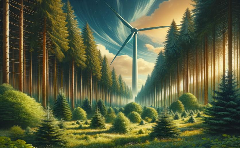 How Can Better Forest Management Reduce Noise from Wind Turbines?