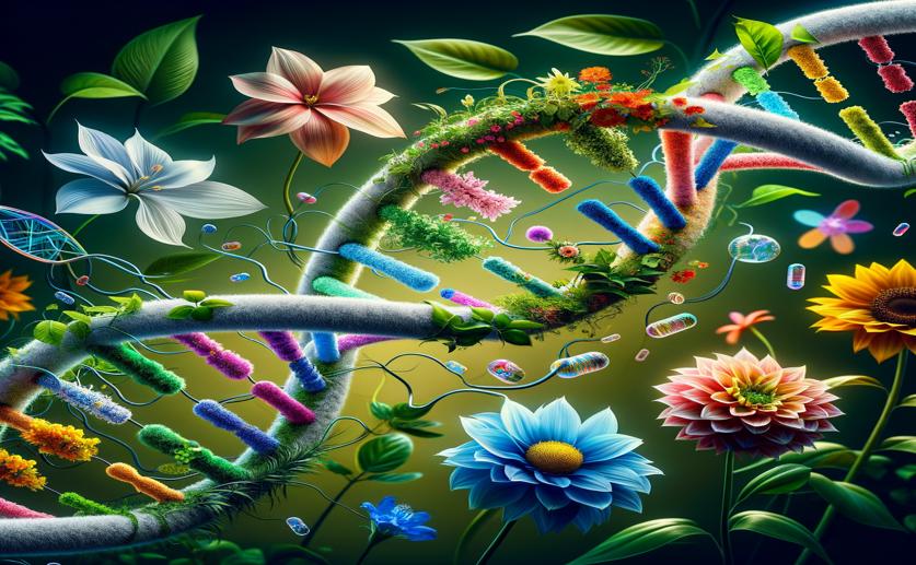 Incorporation of Diverse Flowering Plant DNA into Asian Plant Genomes