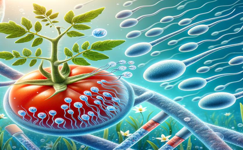 Genetic Landscape of Key DNA Modifications in Tomato Sperm Cell Development