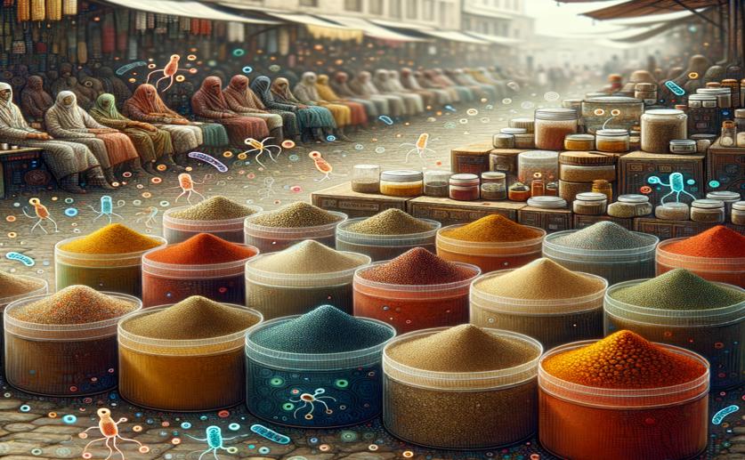 Bacterial Communities in Spices from Open-Air Markets: A Metagenomic Study