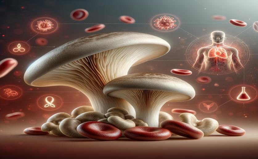 How Oyster Mushroom Extract Affects Blood and Immune Health in Healthy People