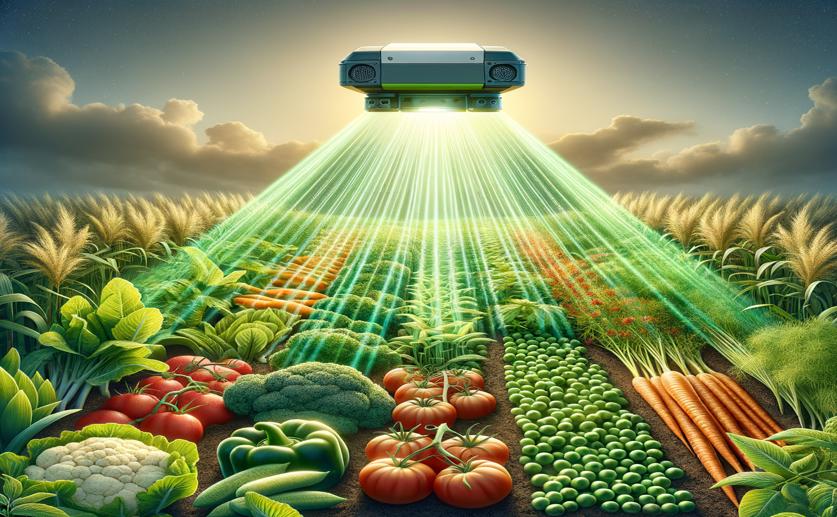 Predicting Vegetable Crop Height and Size Using Advanced LiDAR Technology
