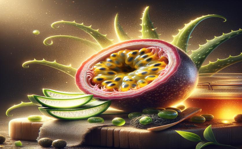 Aloe Vera and Tea Extract Coating Helps Passion Fruit Stay Fresh Longer