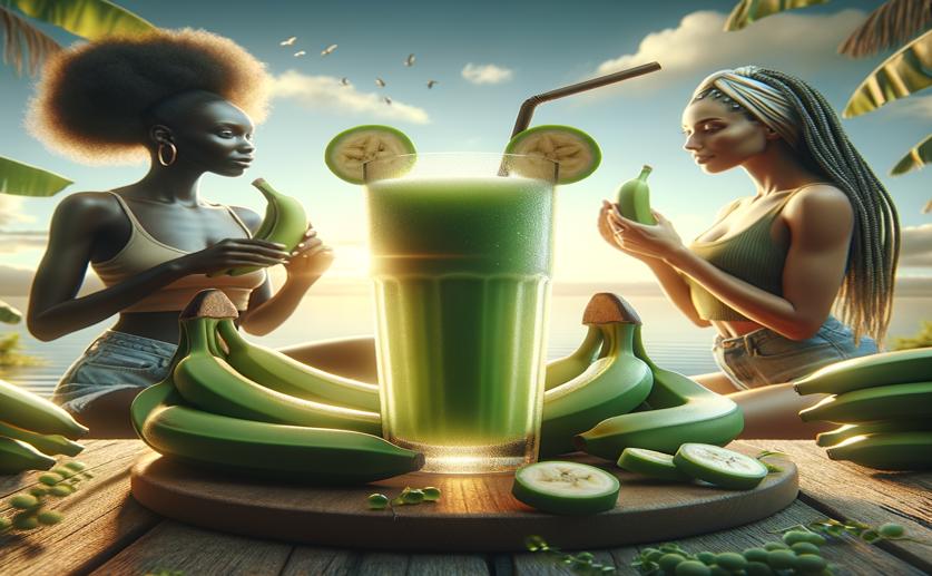 Drinking Cooked Green Banana Drink Lowers Blood Sugar in Healthy Women
