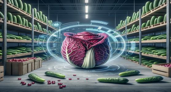 Red Cabbage Film as an Eco-Friendly Sensor for Food Safety in Stored Cucumbers